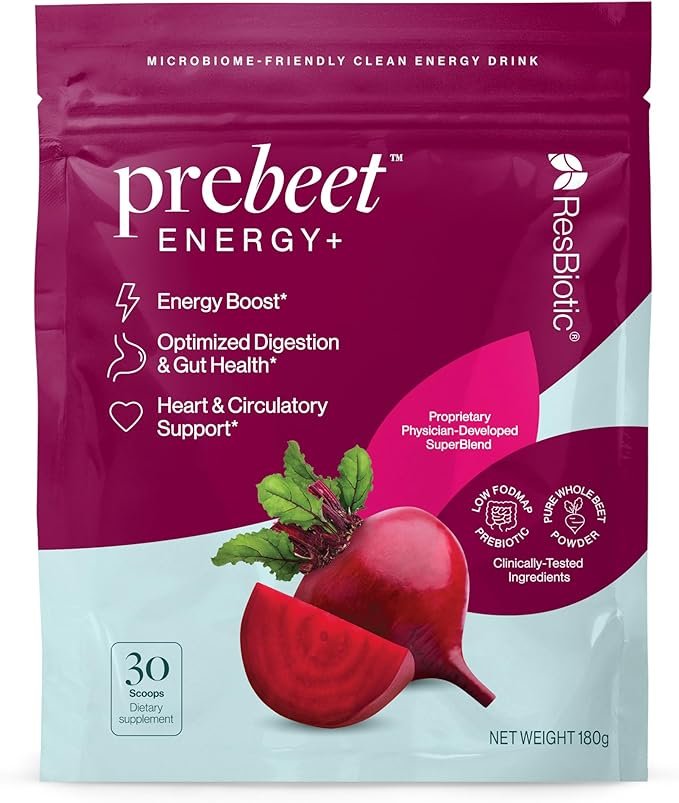 1-6 prebeet Prebiotic Drink – Akkermansia, GLP-1 Probiotic, Support The Gut, Skin, & Heart, Reduces Bloat, Naturally Boosts Energy, Diet Inclusive – 30 Servings - Image 1
