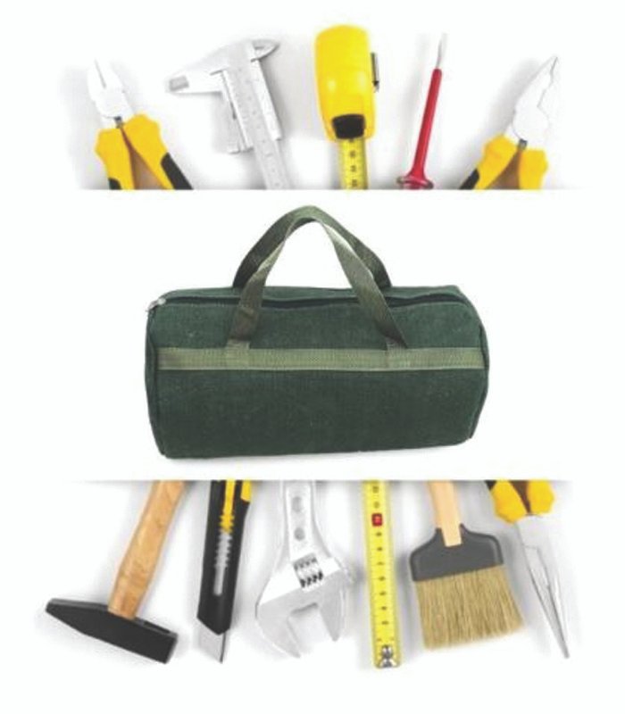 constrt-1-1 Cloth Hand-held Maintenance Tool Bag for Electrical Electrician Construction - Image 1